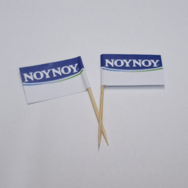 οδοντογλυφίδα με σημαία